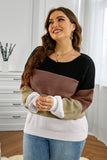 Pullover Colorblock Winter Sweater