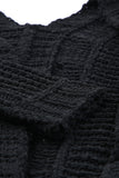 Chunky Knit Solid Cardigan with Pocket