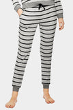 Striped Long Sleeve Top and Drawstring Joggers Loungewear