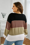 Pullover Colorblock Winter Sweater