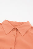 Billowy Sleeves Pocketed Shirt