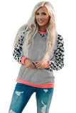 Sleeve Heather Gray Sweatshirt