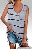Tie-dye Stripes Tank Top