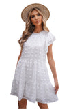 Swiss Dot Layered Mini Dress