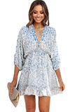 Ruffle Tiered Babydoll Style Mini Dress