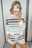 Gradient Stripes Home Casual Suit