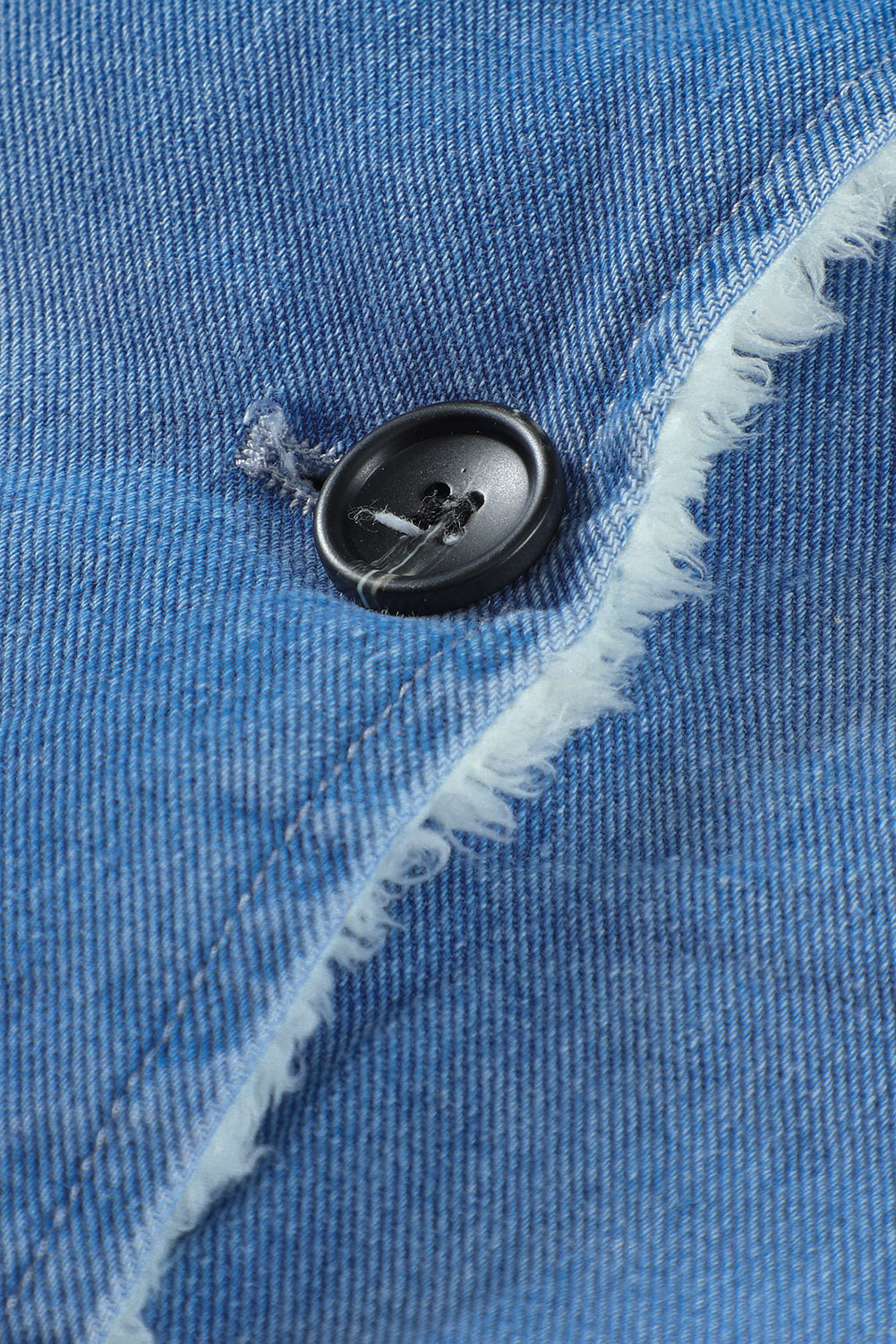 Lapel Collar Button Fleece Jacket