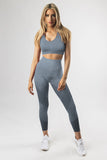 Criss Cross Bra and High Waist Leggings Sports Wear
