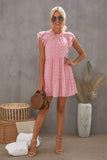 Swiss Dot Layered Mini Dress
