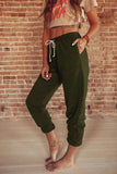 Drawstring Waist Pockets Sweatpants