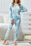 Tie Dye Knit Long Sleeve Joggers Set