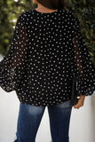 Love You Boo Balloon Sleeve Blouse
