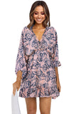 Ruffle Tiered Babydoll Style Mini Dress