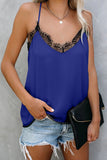 Eyelash Lace Trim Cami Tank