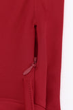 Plus Size Puff Sleeve Wrap V Neck Midi Dress