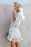 Ruffle Tiered Babydoll Style Mini Dress