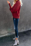 Housewarming Cable Knit Balloon Sleeve Sweater