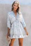 Ruffle Tiered Babydoll Style Mini Dress