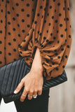 Love You Boo Balloon Sleeve Blouse