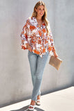 Floral Wrap Kimono Blouse