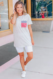 Only In America Pocket Striped T-shirt