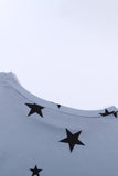 Crew Neck Star Print T-shirt with Pocket