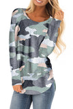 Stand For Something Camo Knit Top