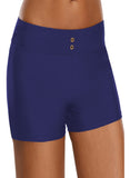 Button Detail Swim Boardshort