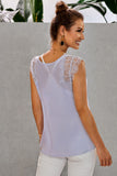 From A Dream Lace Tank Top with Vest
