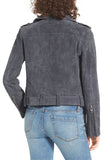 Suede Moto Jacket