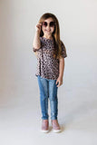 Leopard Little Girls' Tee