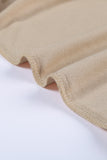 Khaki Leopard Raglan Sleeve Knit Tee