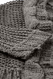 Chunky Knit Solid Cardigan with Pocket
