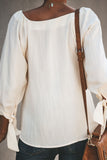 White Button Up V Neck Sleeve Tie Shirt