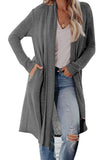 Slouchy Pocketed Knit Longline Cardigan