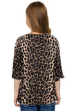 V Neck Ruffled Sleeve Buttons Girl's Blouse