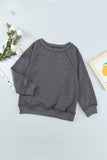 Raglan Sleeve Pullover Kids Sweatshirt