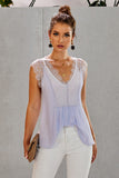 From A Dream Lace Tank Top with Vest