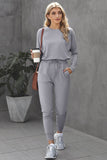 Star Print Two-Piece Set Sports Wear