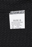 Blossom Contrast Swiss Dot Knit Top