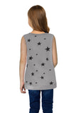 Star Print Little Girl Tank