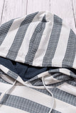 Color Block Drawstring Hoodie