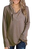All This Time Zipper Pullover Top