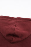Snap Button Pullover Hoodie with Pocket