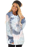 Print Drawstring Casual Hoodie