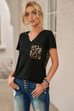 Printed Splicing T-Shirt