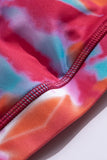 Rose Turquoise Tie Dye Yoga Tank Jogging Set