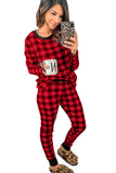 Plaid Two Pieces Loungewear