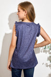 Ruffled Little Girl Tank