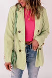 Double Breasted Pocketed Long Sleeve Blazer